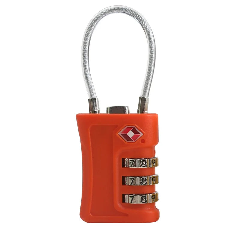 TSA-Approved Travel Lock — 3-Digit Combination, Zinc Alloy Anti-Theft
