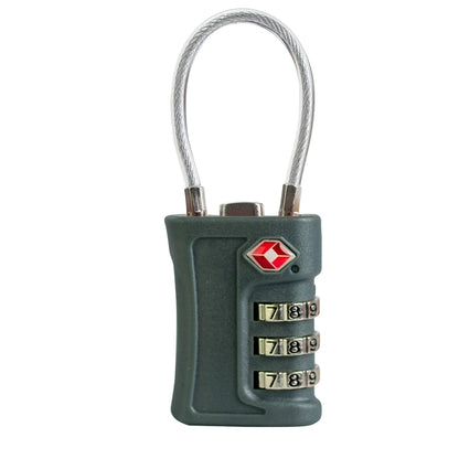 TSA-Approved Travel Lock — 3-Digit Combination, Zinc Alloy Anti-Theft