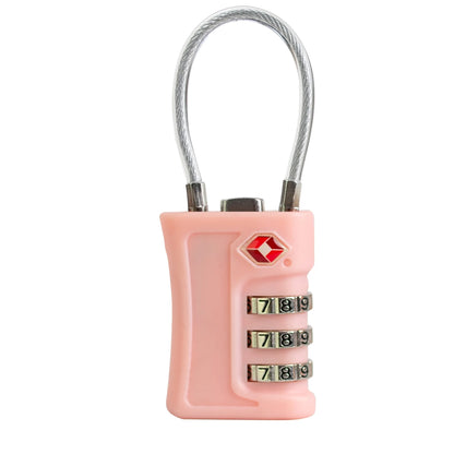 TSA-Approved Travel Lock — 3-Digit Combination, Zinc Alloy Anti-Theft