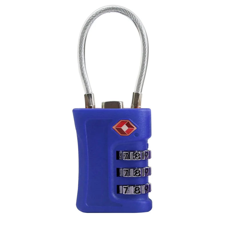 TSA-Approved Travel Lock — 3-Digit Combination, Zinc Alloy Anti-Theft