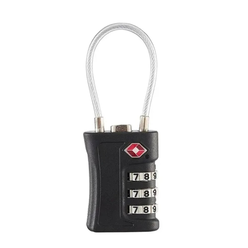 TSA-Approved Travel Lock — 3-Digit Combination, Zinc Alloy Anti-Theft