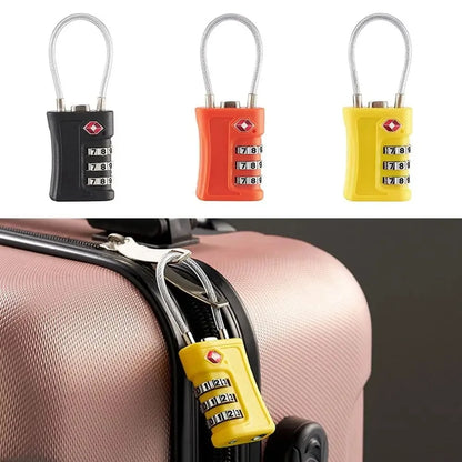 TSA-Approved Travel Lock — 3-Digit Combination, Zinc Alloy Anti-Theft