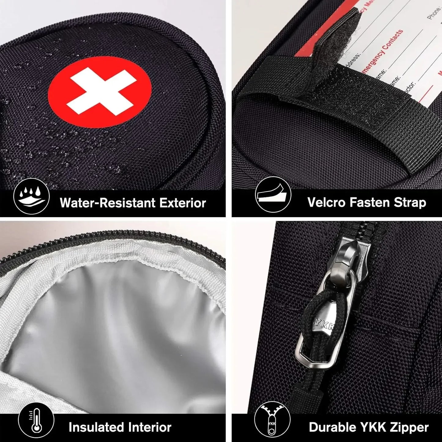 Organizador de Medicamentos para Viaje — Compacto y Resistente al Agua