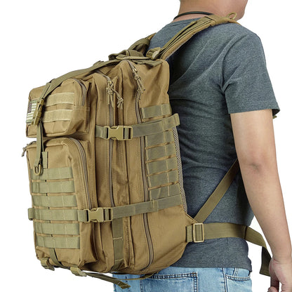 45L Man Tactical Backpacks Traveling Bags Outdoor 3P School Pack EDC Molle Pack For Trekking Hunting Bag camping equipment