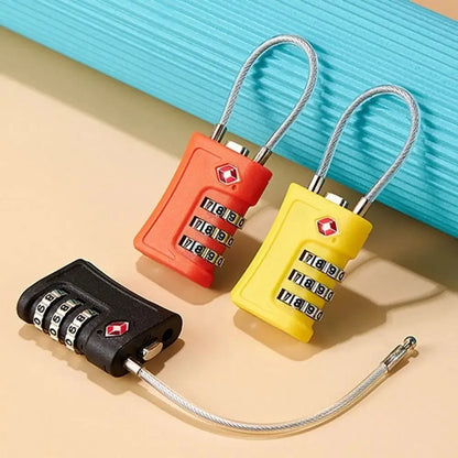 TSA-Approved Travel Lock — 3-Digit Combination, Zinc Alloy Anti-Theft