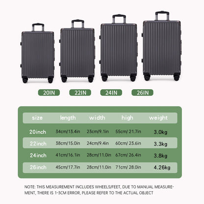 Maleta de Viaje con Marco de Aluminio — Resistente y con Puerto USB