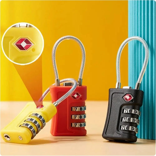 TSA-Approved Travel Lock — 3-Digit Combination, Zinc Alloy Anti-Theft