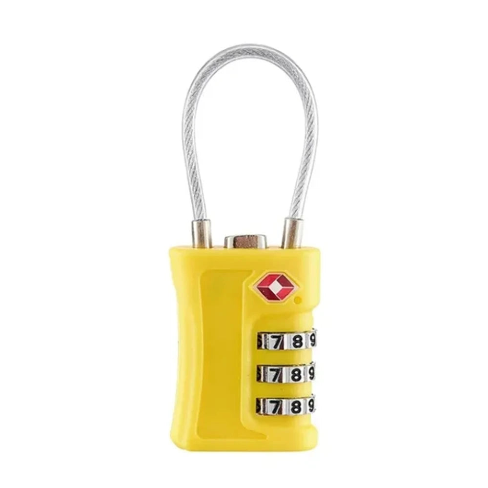 TSA-Approved Travel Lock — 3-Digit Combination, Zinc Alloy Anti-Theft